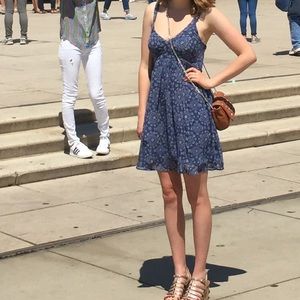 blue & white sundress from Hollister